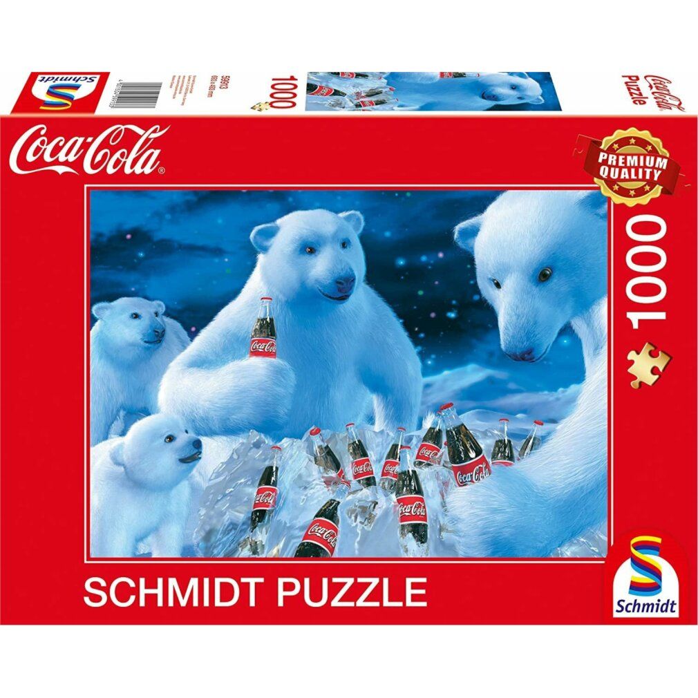 Coca Cola - Orsi polari - Puzzle da 1000 pezzi