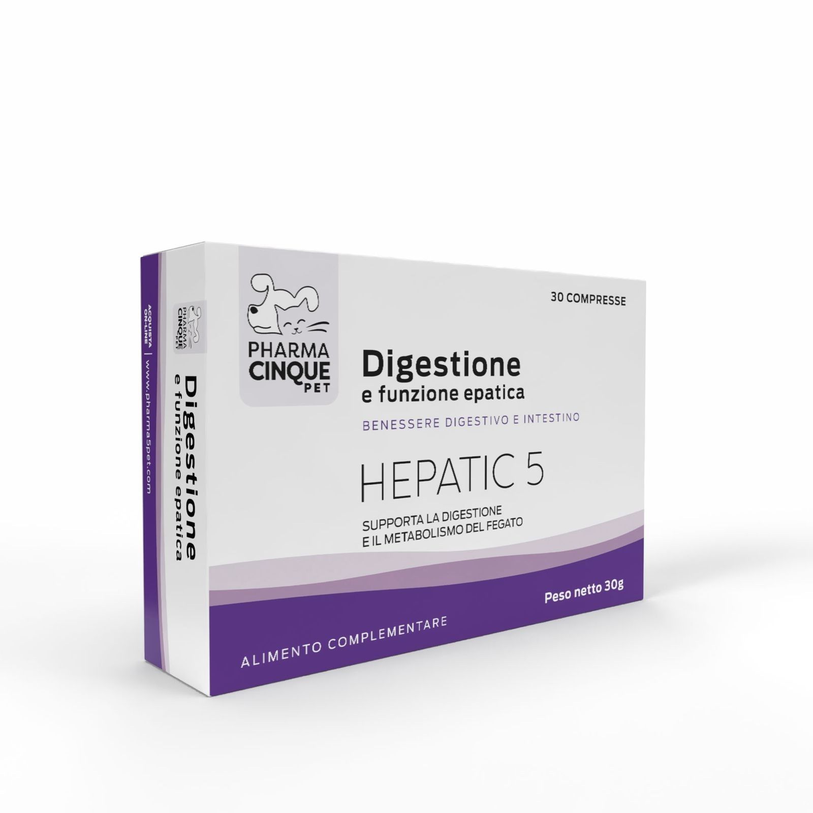 HEPATIC5, per digestione e funzione epatica di cane e gatto