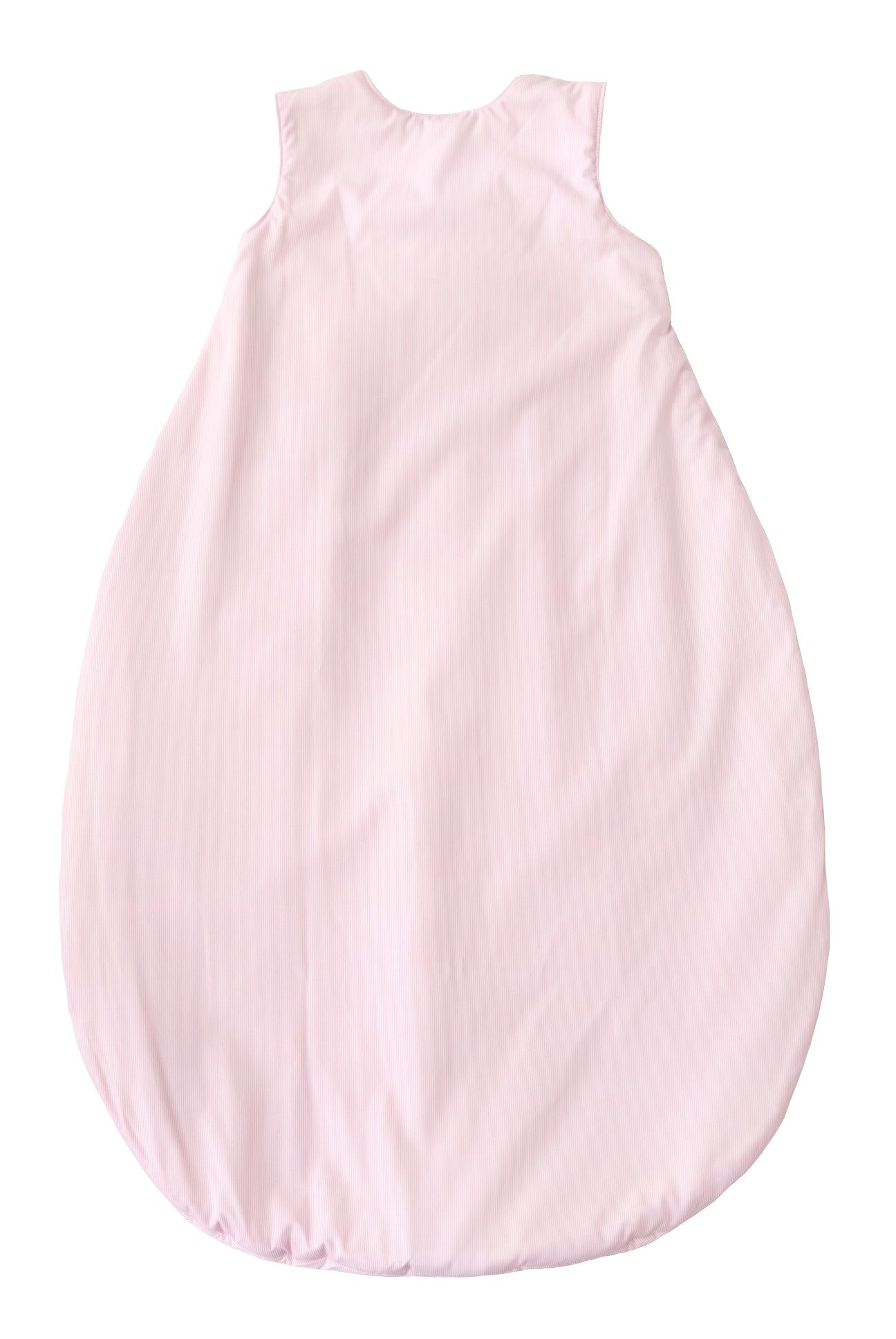 Retro del sacco nanna rosa a righe bianche. Cotone. Visconte Streifen.