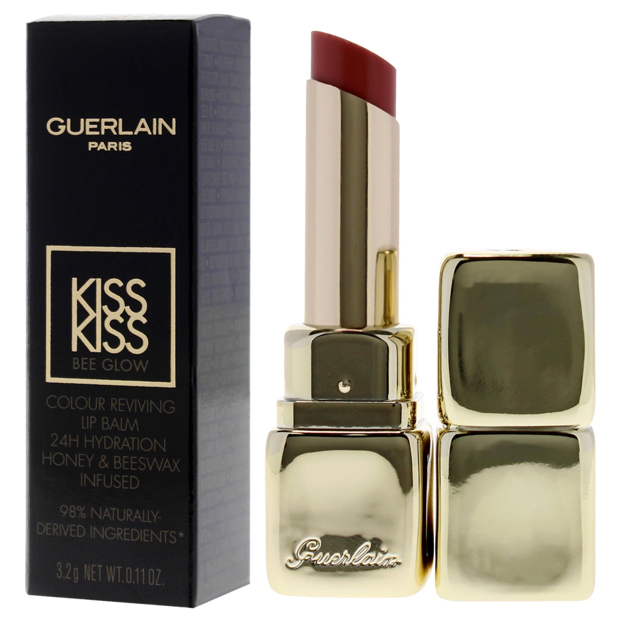 Balsamo Labbra Colorato KissKiss Bee Glow di Guerlain - 129 Blossom Kiss, 3,2g