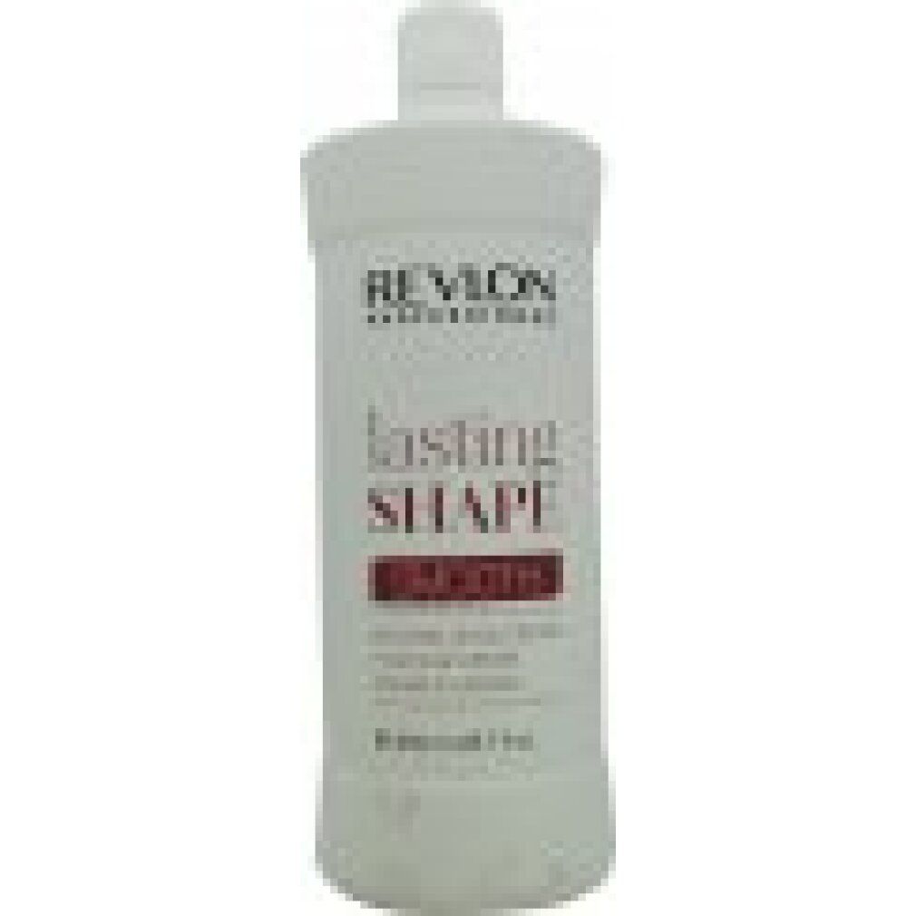 Flacone bianco con "Revlon Professional" e "lasting SHAPE SMOOTH". Crema neutralizzante.