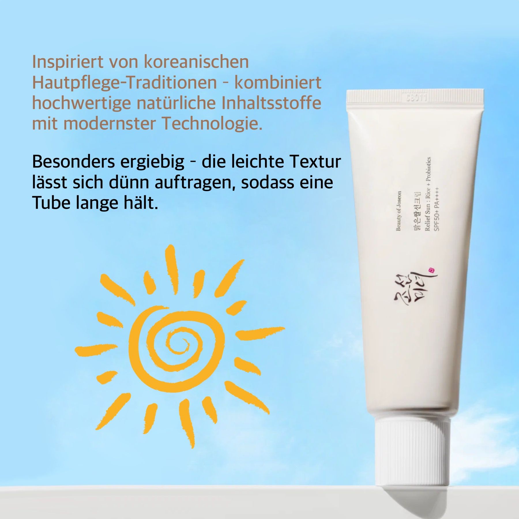 Beauty of Joseon  Crema solare Sun Care Relief Sun SPF50+