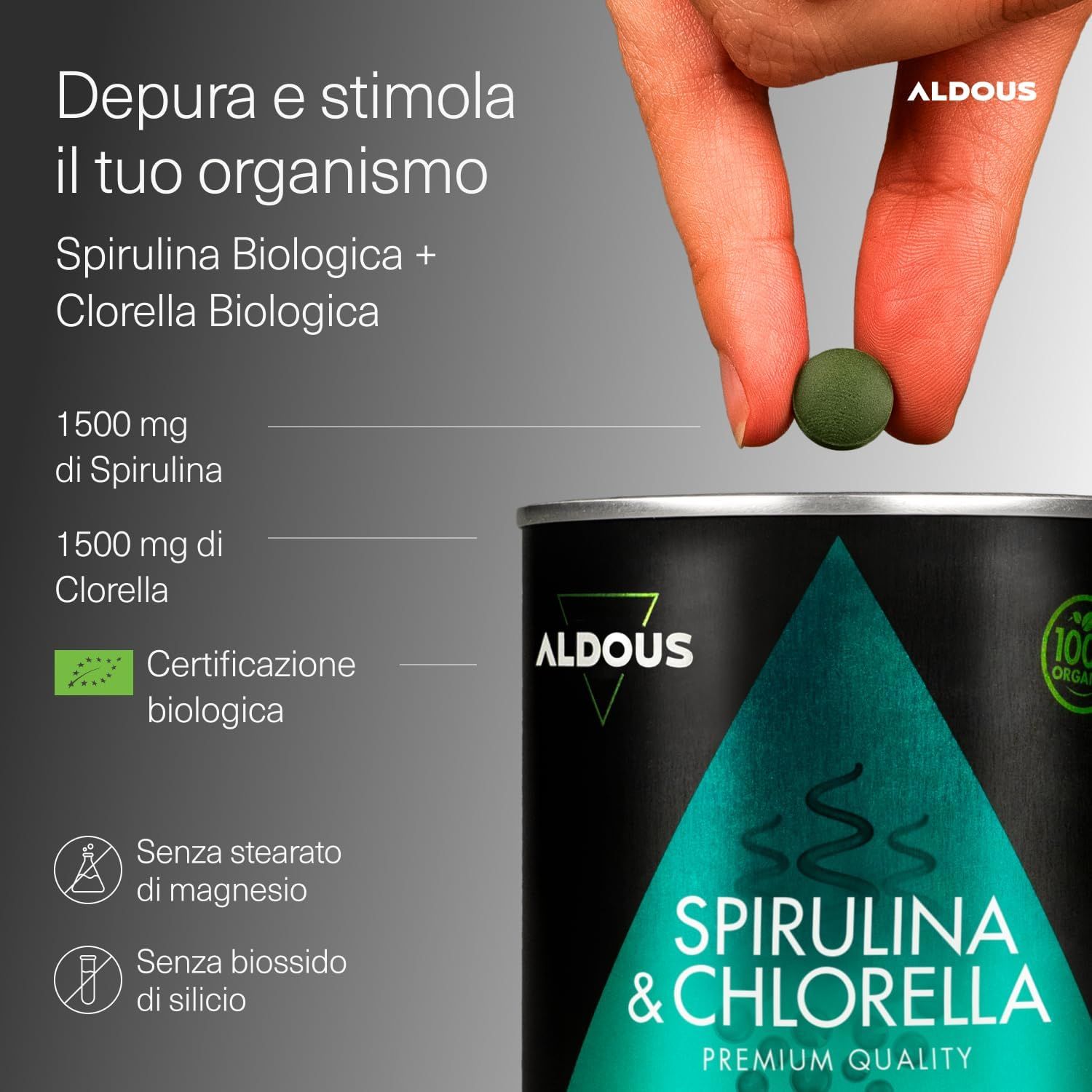 Aldous Compresse di Spirulina