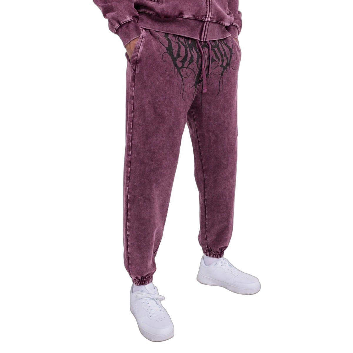 GymBeam Pantaloni sportivi uomo oversize Abyss Raisin