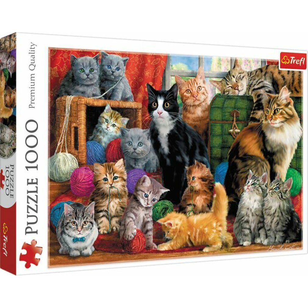 Puzzle 1000 pezzi gatti