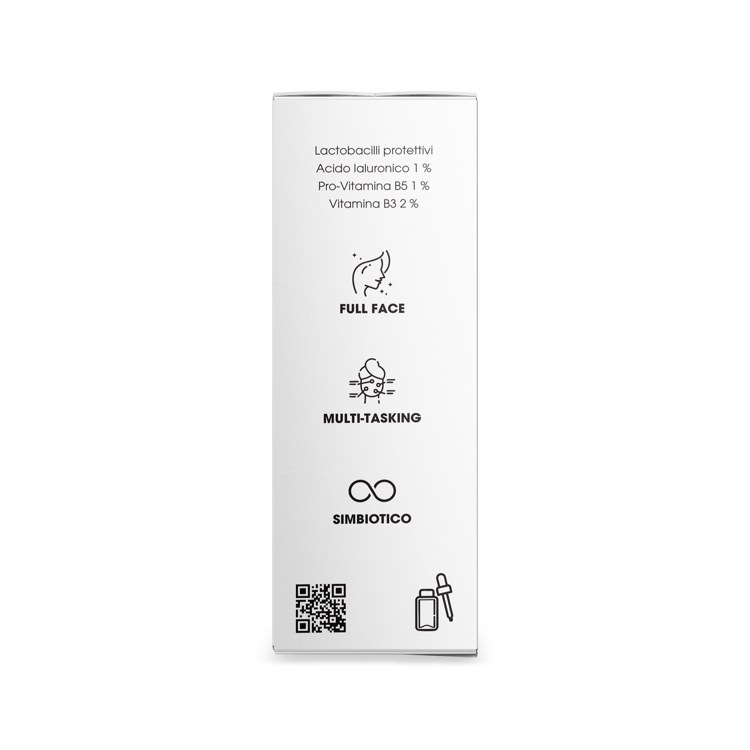 SYMBEAUTY® Hyaludea Siero Viso Acido Ialuronico, Niacinamide, Pro-Vita B5 e Complex Pro-Defence 30ml