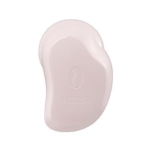 Spazzola per capelli rosa chiaro con manico. Marchio Tangle Teezer.