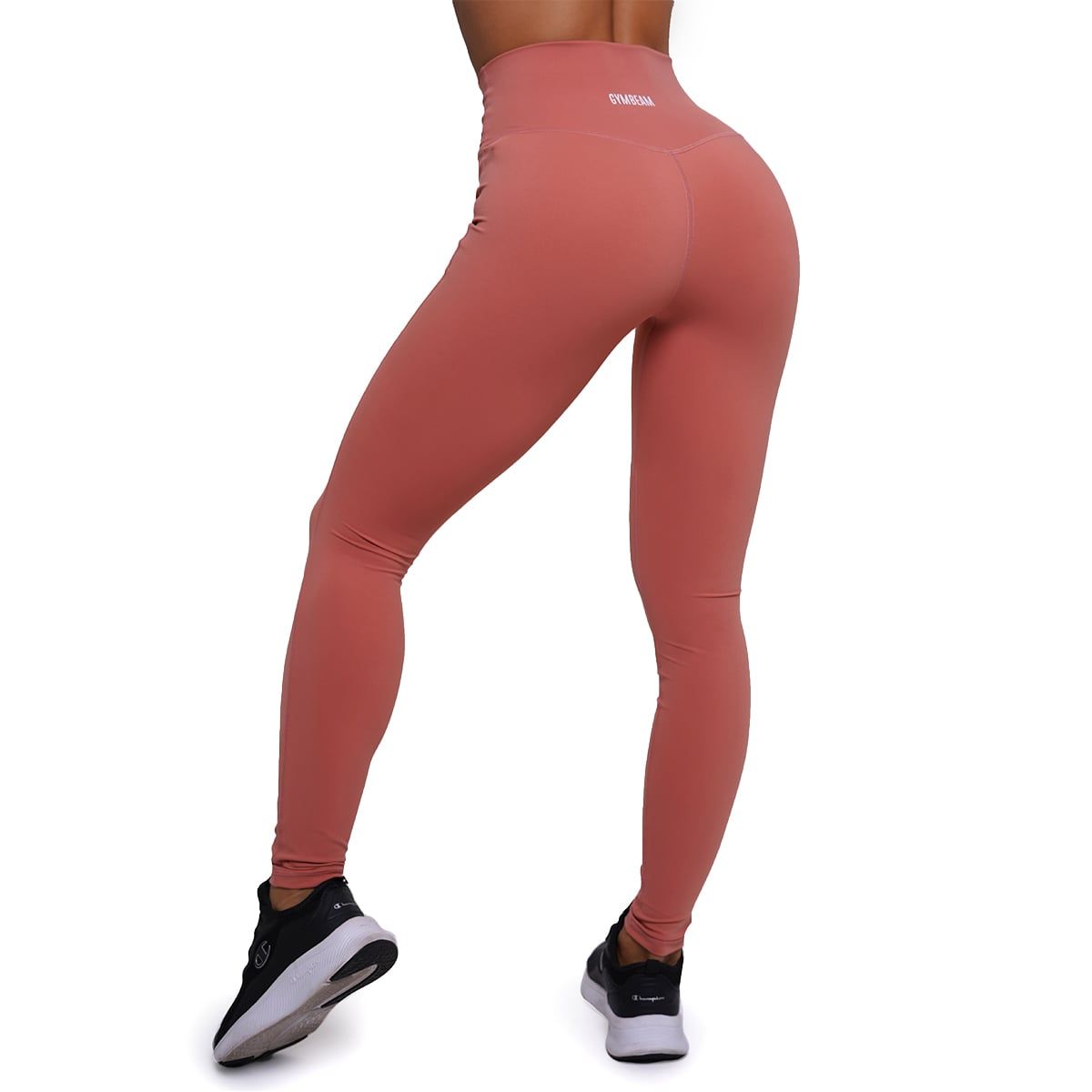 GymBeam Leggings donna FIT a vita alta in nylon elastan Salmon