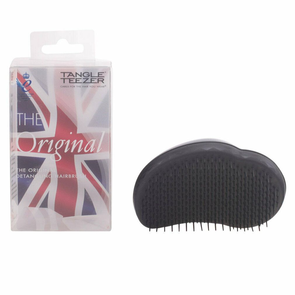 Spazzola nera accanto alla confezione. Confezione con Union Jack e scritta "THE ORIGINAL".
