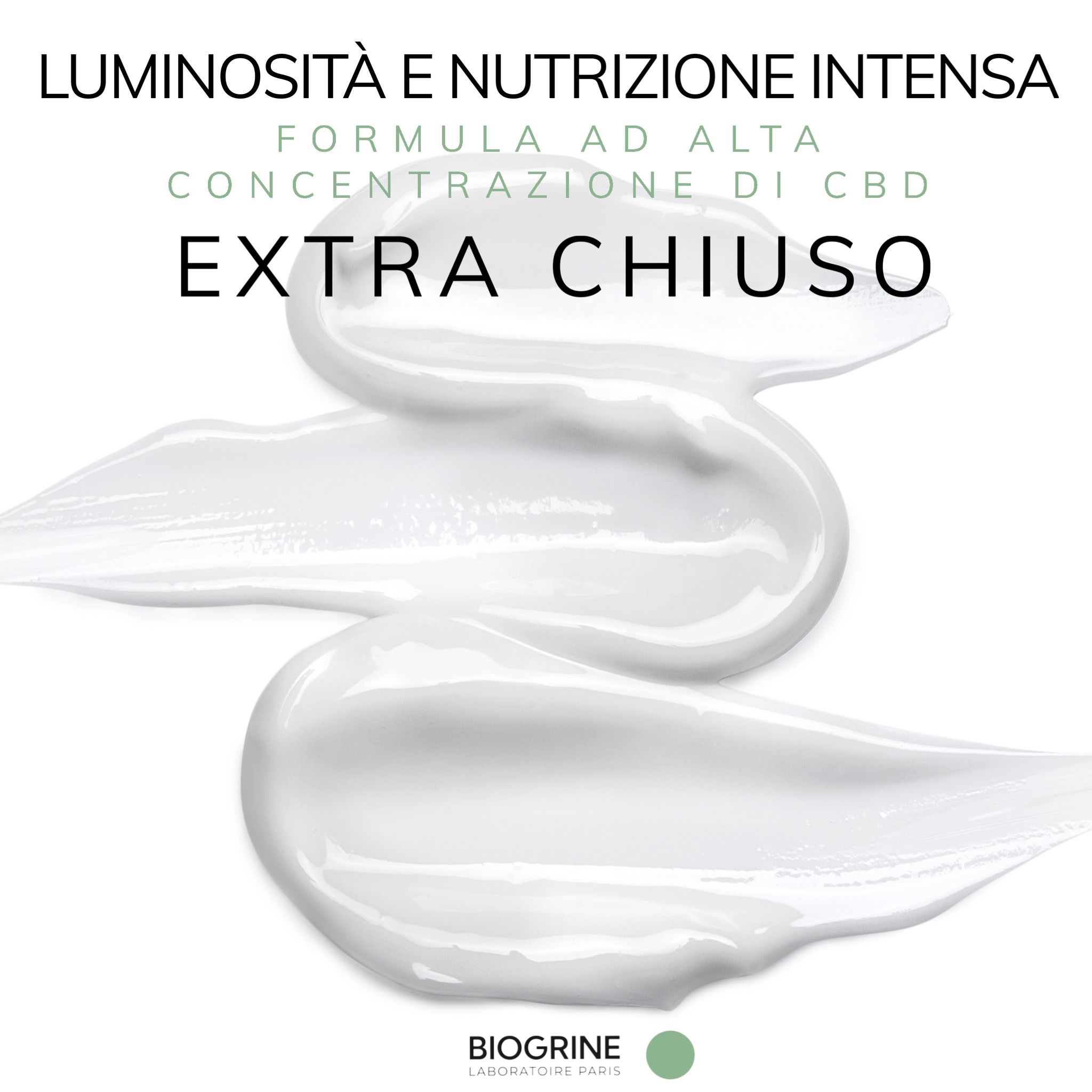 BIOGRINE Crema notte rivitalizzante "SERENITY" – CBD e tè verde