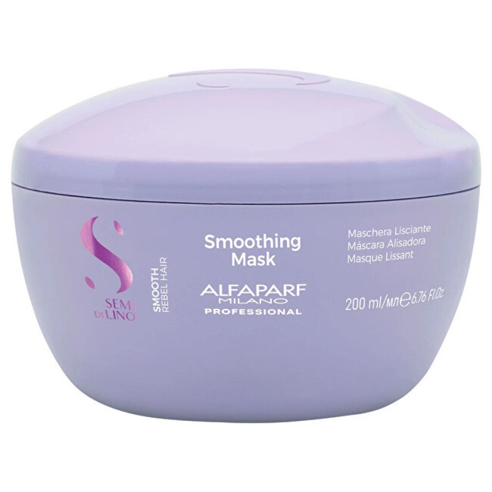 Maschera Lisciante Alfaparf Milano Semi Di Lino, 200 ml.
