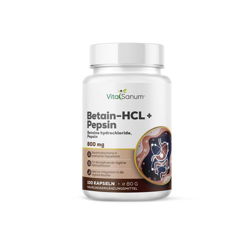 VitaSanum® - Betaina HCL + Pepsina