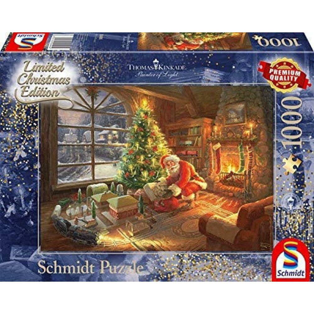 Puzzle schmidt Il regalo di Babbo Natale 1000 pezzi