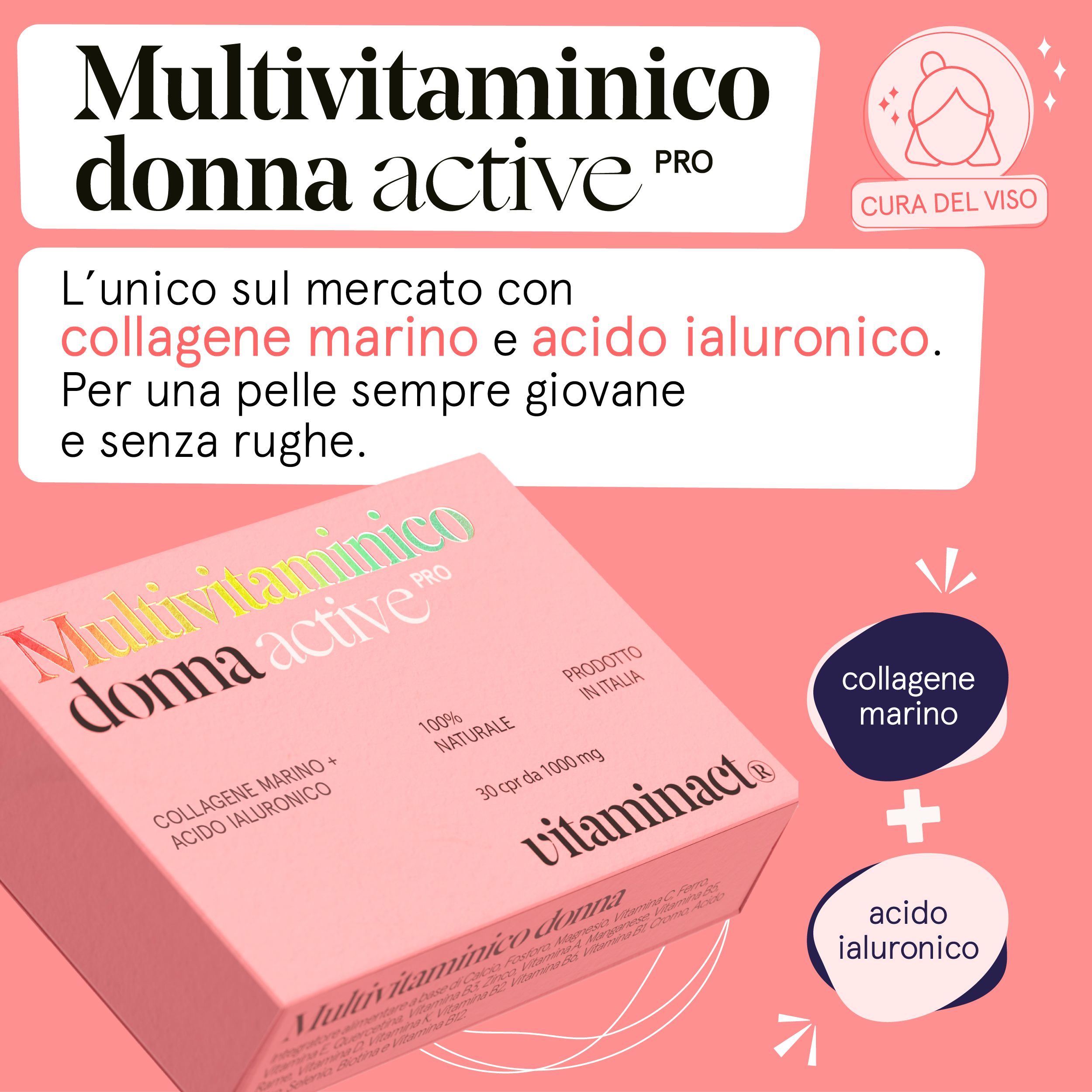 Vitaminact - Multivitaminico Donna Active pro