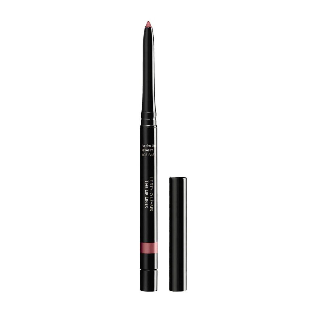 Guerlain Le Stylo Lèvres, The Lip Liner. Matita labbra nera con cappuccio. Punta rosa. Lunga tenuta.