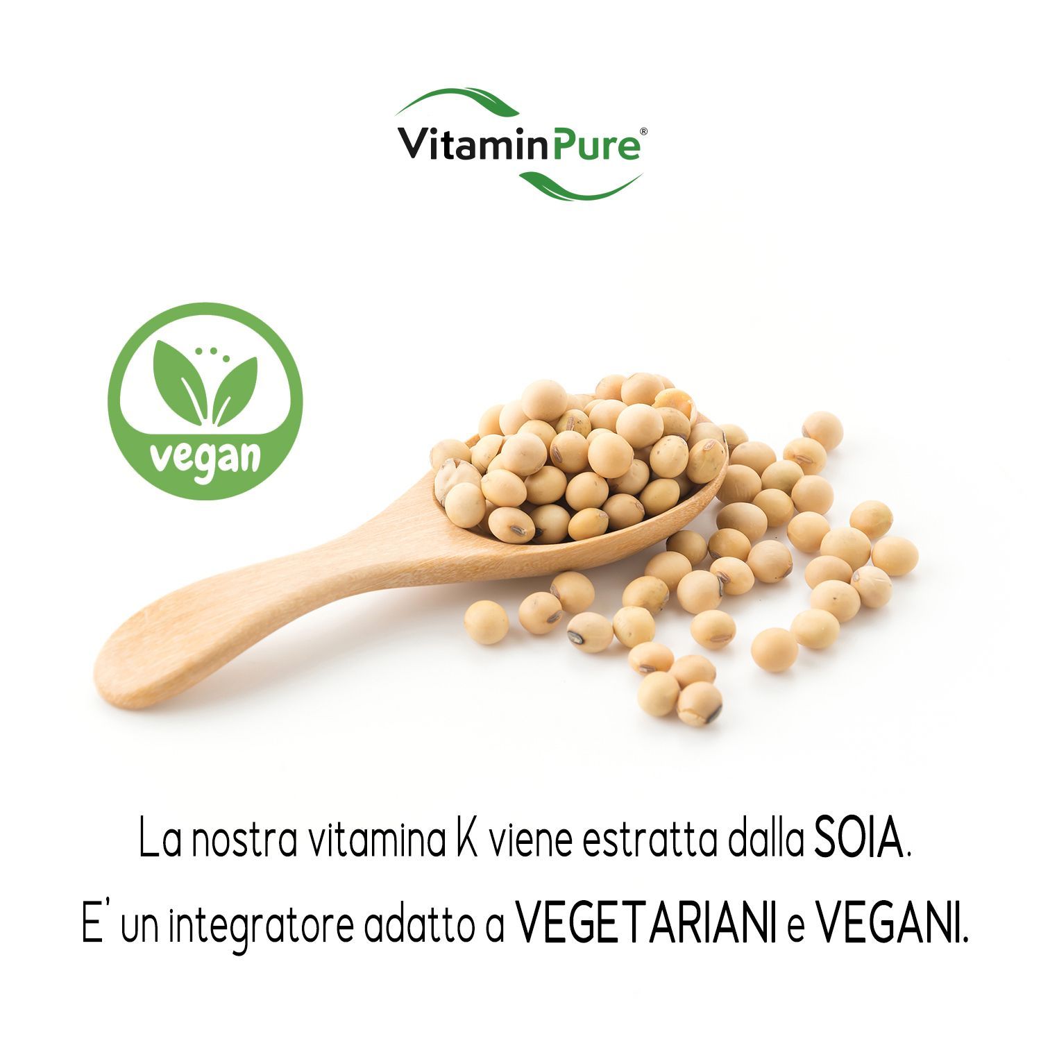 VitaminPure® Vitamina K2 MK-7 Alto Dosaggio