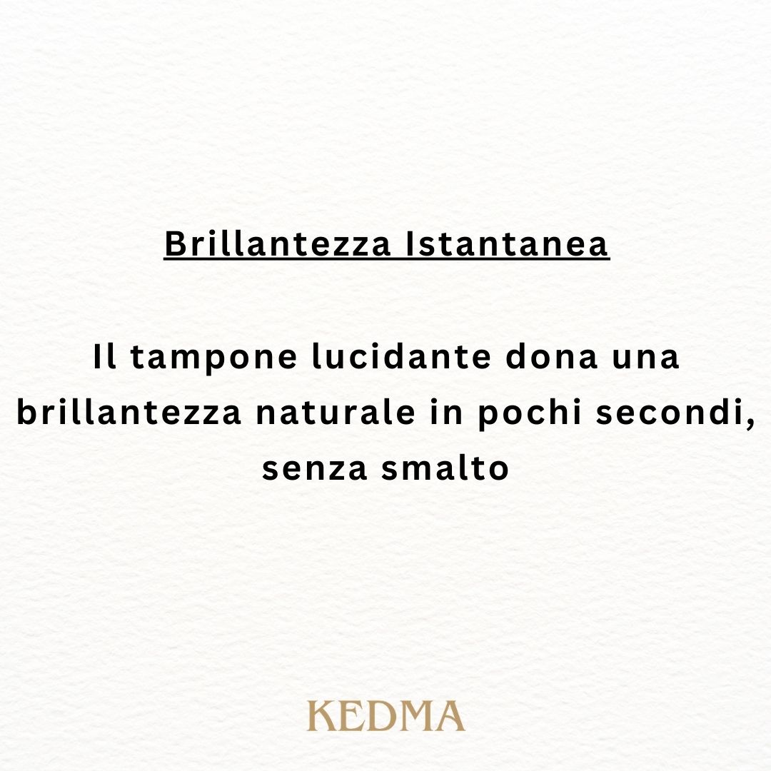 Kedma - Set Cura Unghie Golden Touch con Minerali del Mar Morto