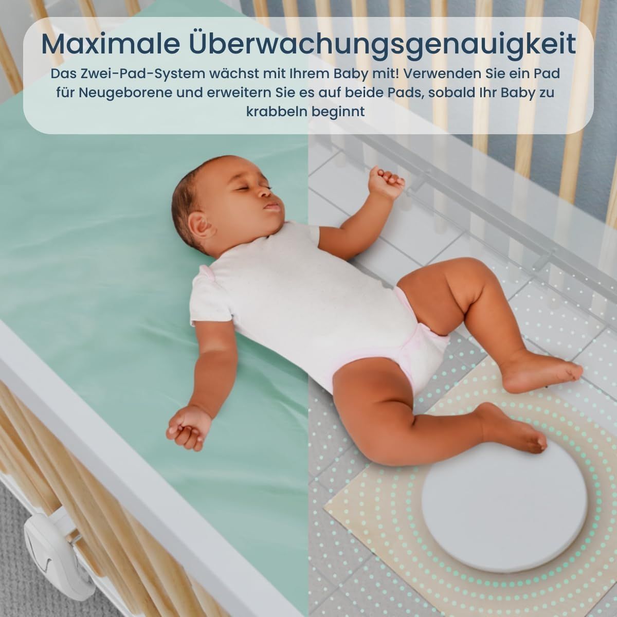 Monitor per il movimento respiratorio del bambino e baby monitor Babysense
