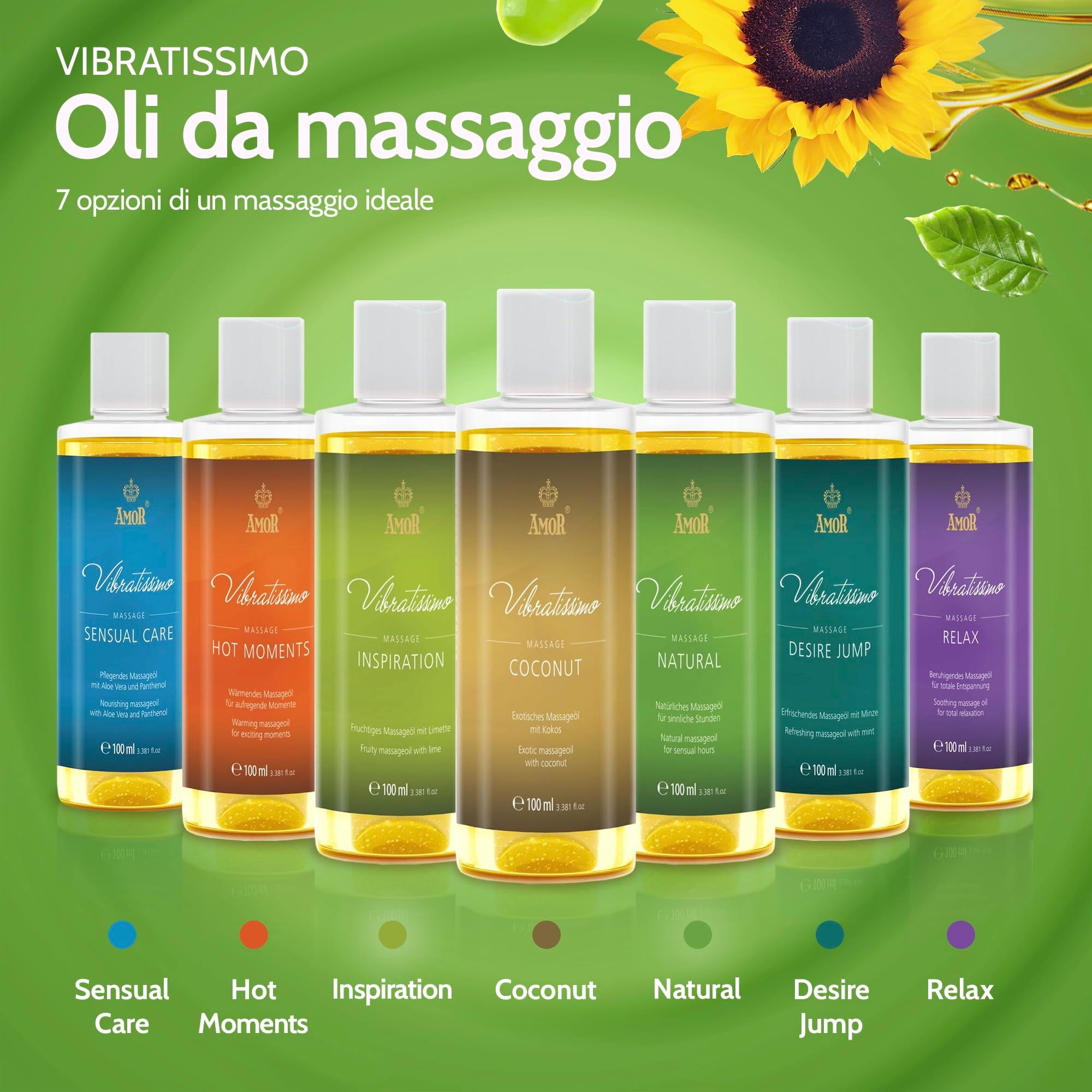Vibratissimo Olio da Massaggio Natural