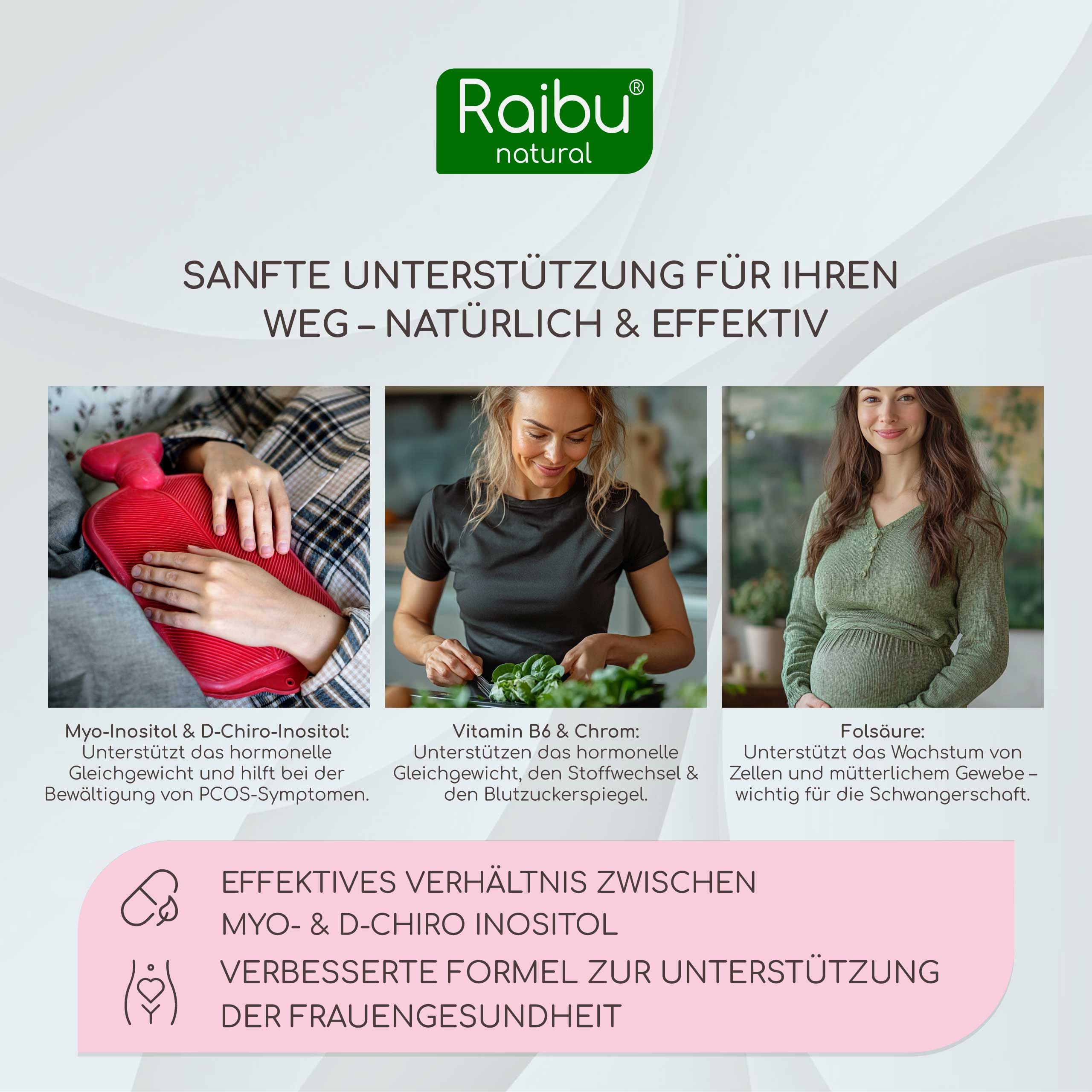 Myo Inositolo & D-Chiro Inositolo Capsule alto dosaggio - RAIBU