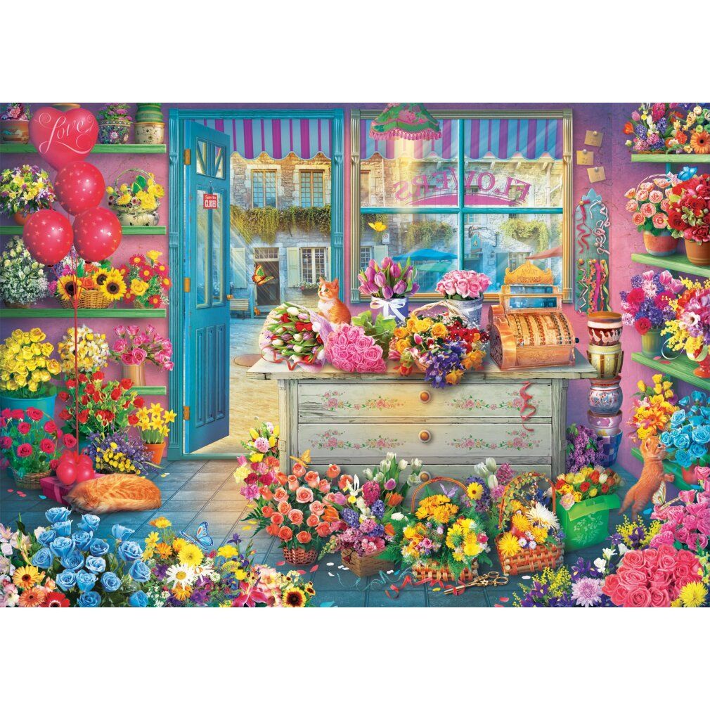 schmidt Puzzle Fiori colorati 1000 pezzi