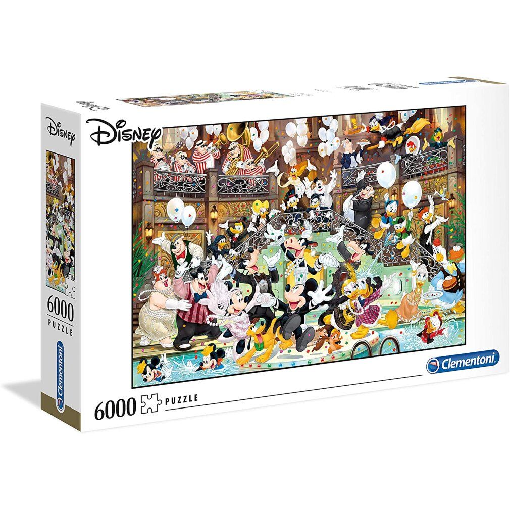Clementoni 36525 - Disney Gala - Puzzle da 6000 pezzi - Collezione di alta qualità