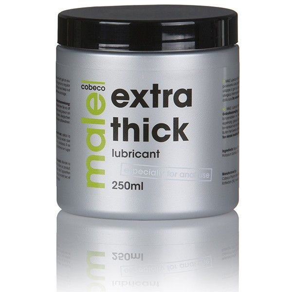 Lubrificante Cobeco Male Extra Thick, flacone da 250ml.