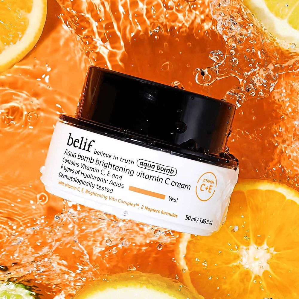 belif Aqua Bomb Brightening Vitamin C – Crema viso con vitamina C e acido ialuronico