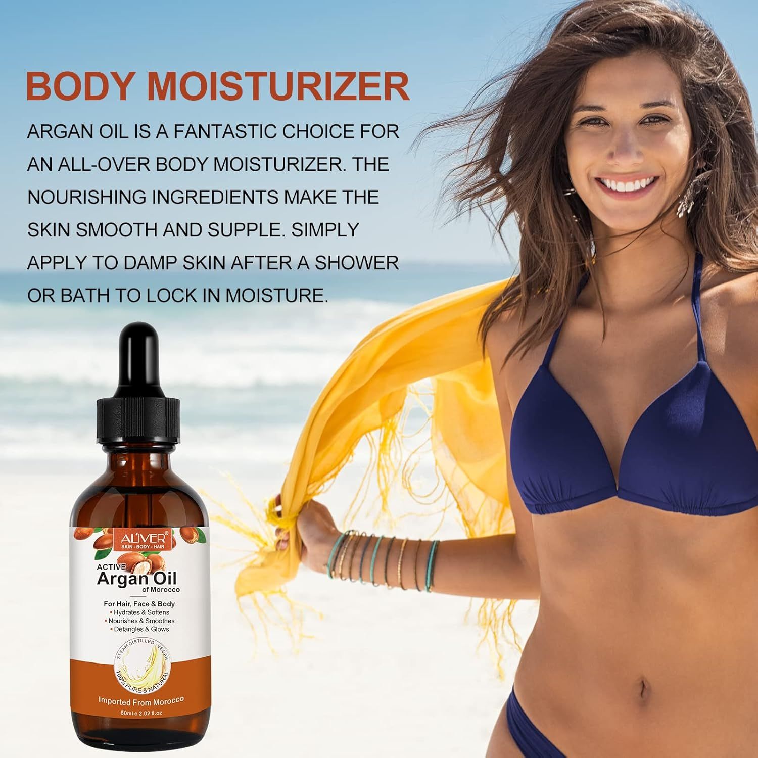 Zoxpm Olio di Argan per Capelli