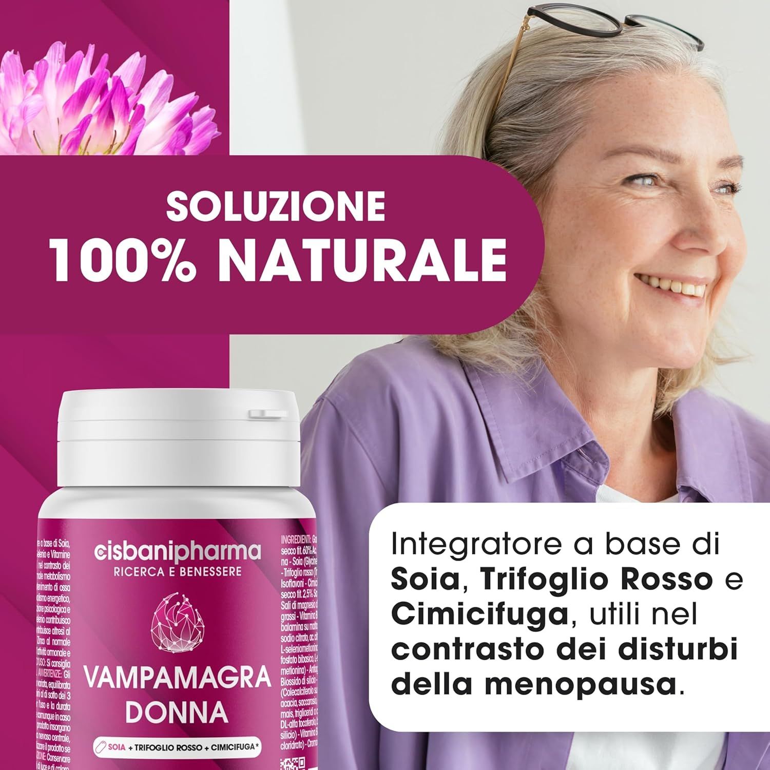 Cisbani Pharma Vampamagra - integratore ormonale per menopausa