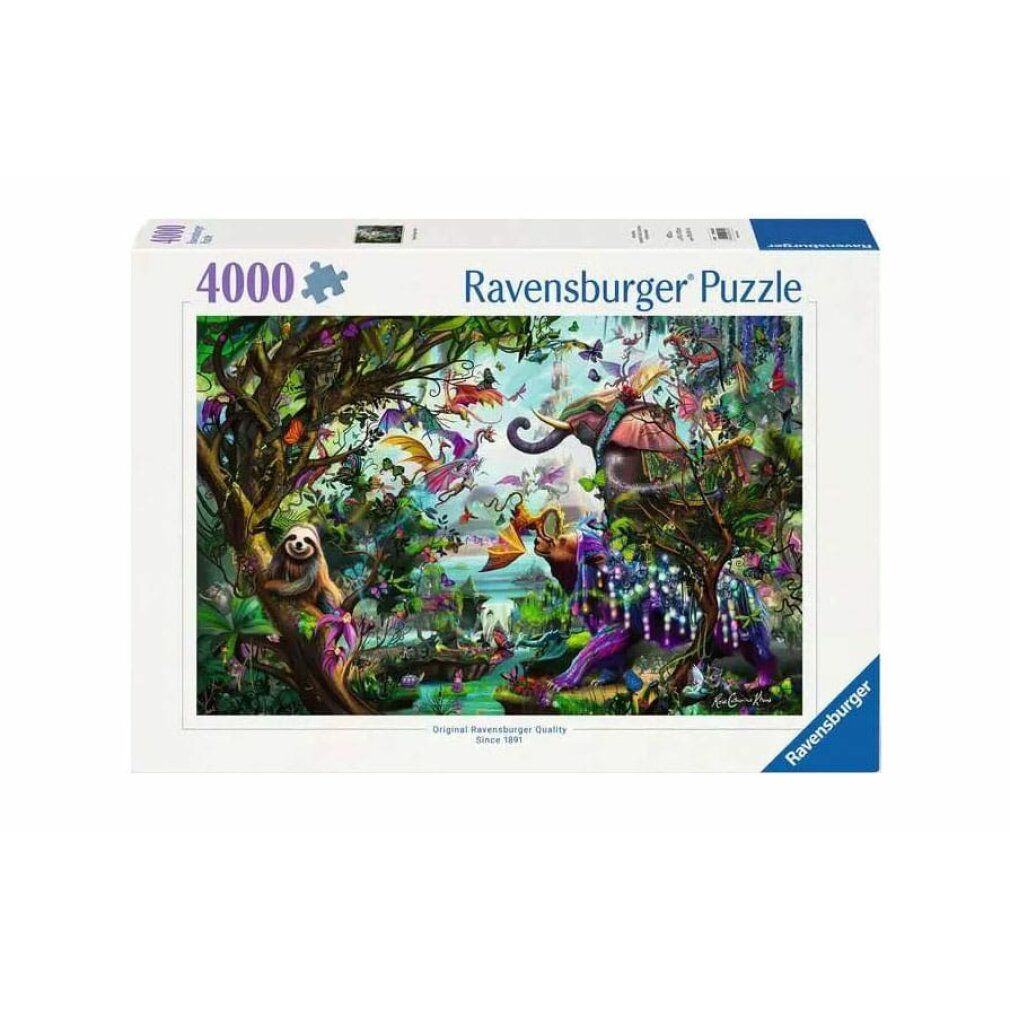 Un puzzle originale di qualità Ravensburger i Draghi dei Tropici (4000 parti)
