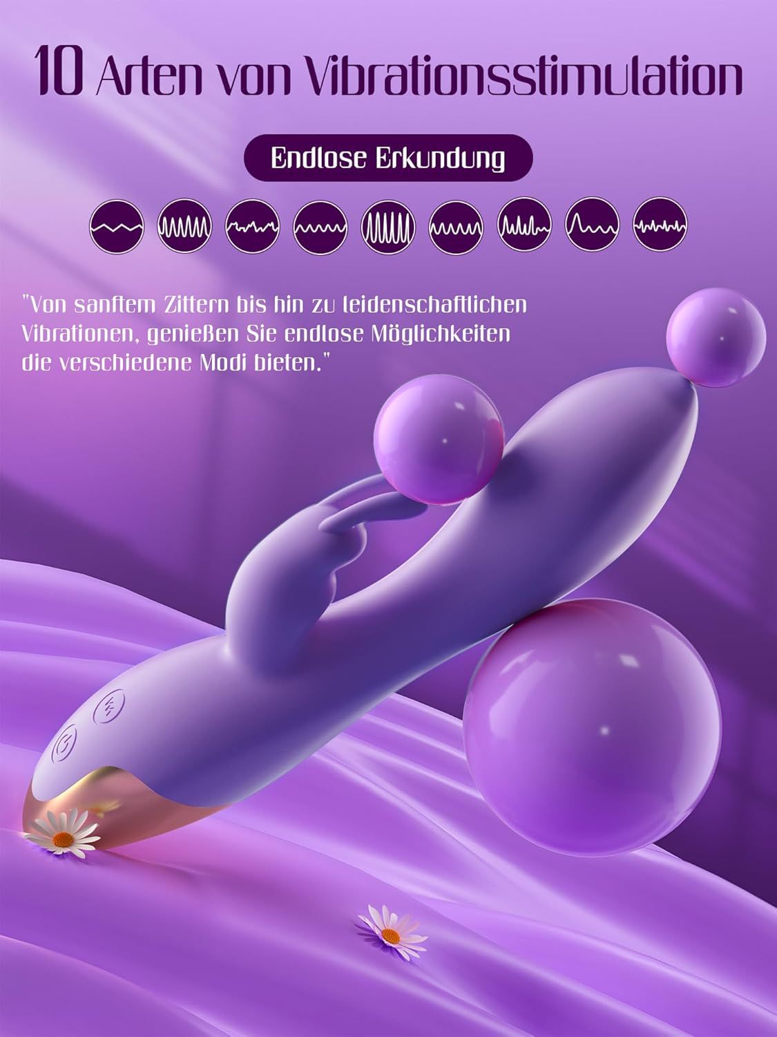 HIVEFUN Vibratore punto G lilla