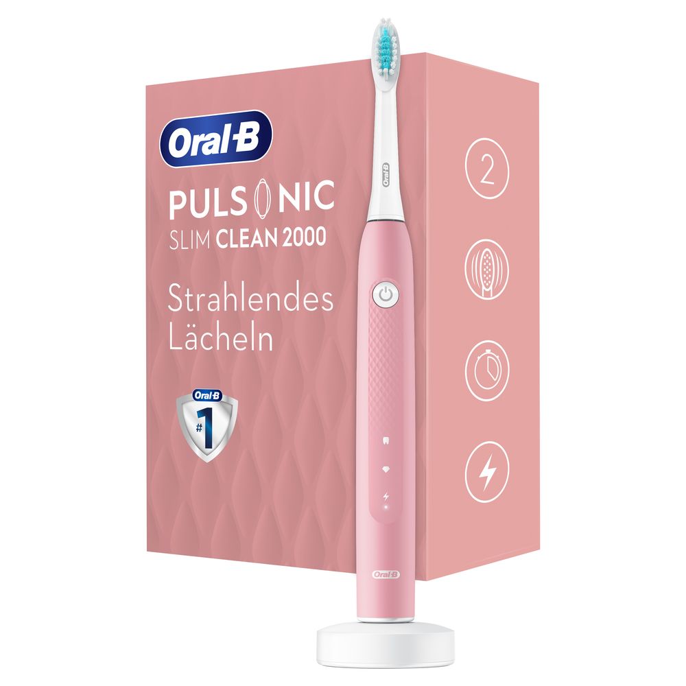Oral-B Pulsonic Slim Clean 2000 Adulto Spazzolino elettrico sonico Rosa
