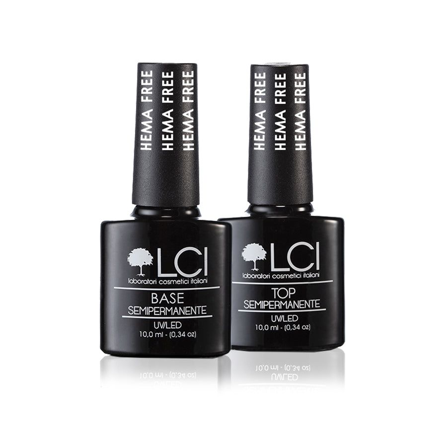 LCI Cosmetics - Combo Pack Hema Free LCI  - Base Coat 10 ml + Top Coat 10 ml