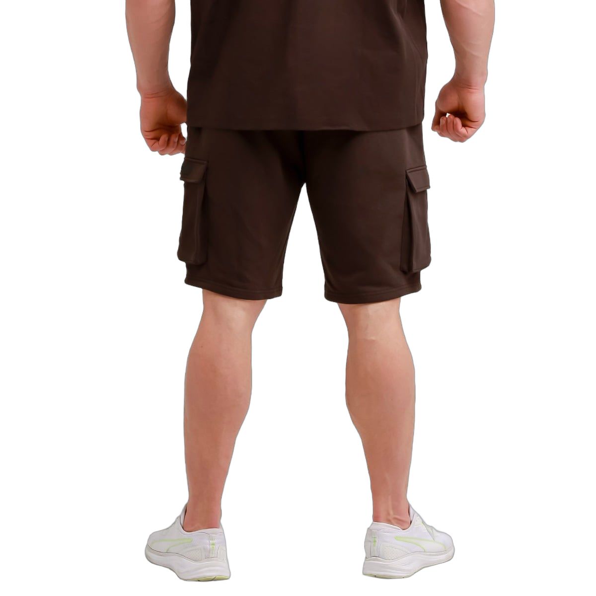 GymBeam Pantaloncini uomo Utility regular cargo marrone