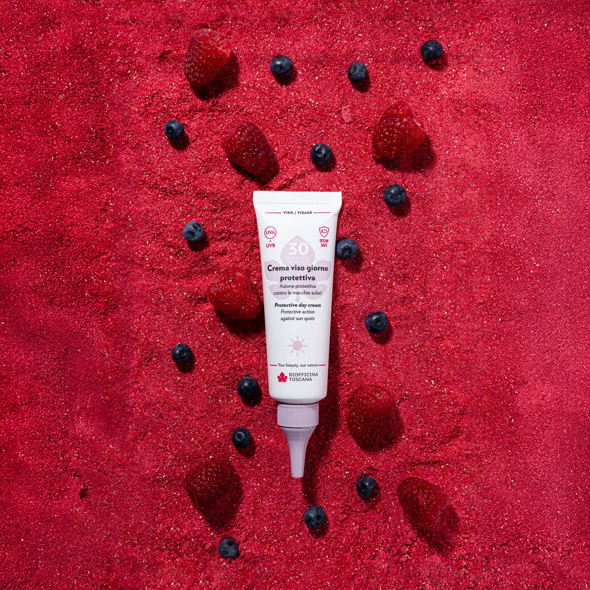 Crema Viso Giorno Protettiva SPF30 Biofficina Toscana
