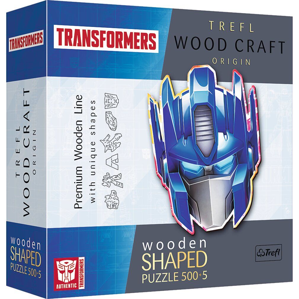 trefl Wood Craft Origin Puzzle Transformers: Optimus Prime 505 pezzi