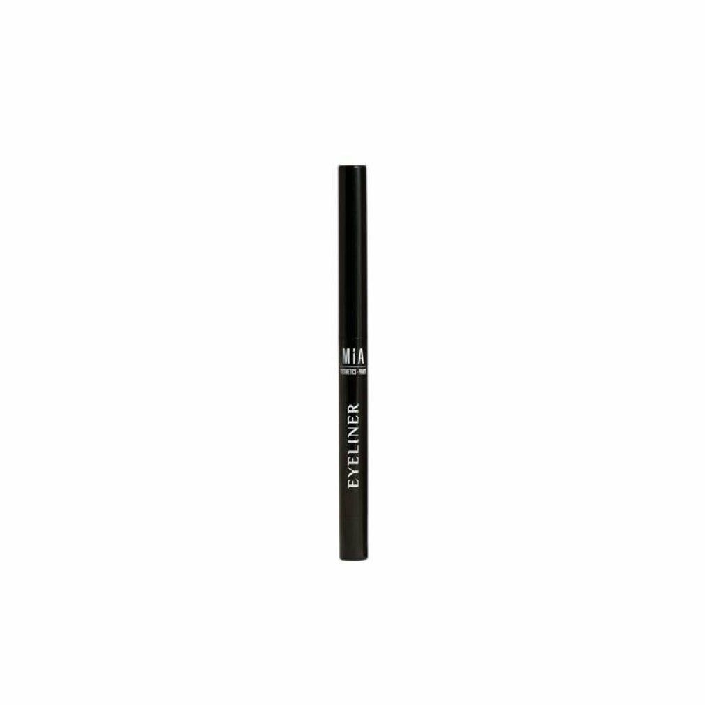 Eyeliner nero mía Cosmetics. Prodotto in posizione verticale.