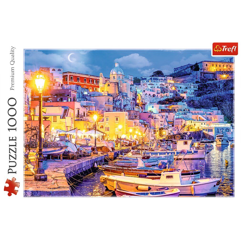 Puzzle trefl Isola di Procida di notte, Italia 1000 pezzi
