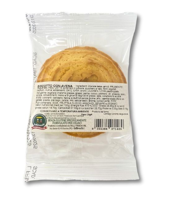 Biscotto con avena senza glutine - Belli Freschi