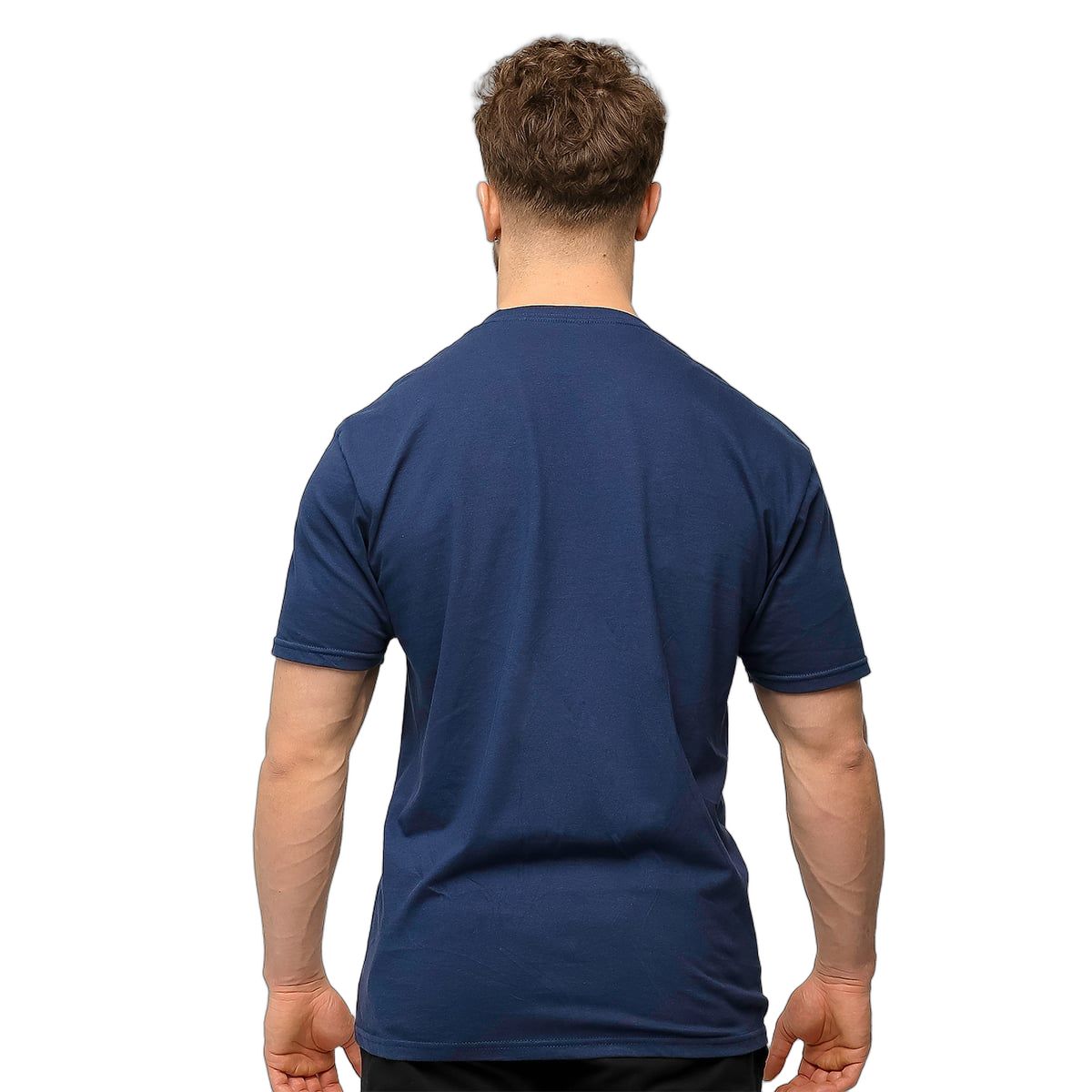GymBeam T-shirt uomo regular a manica corta Basic Navy Blue