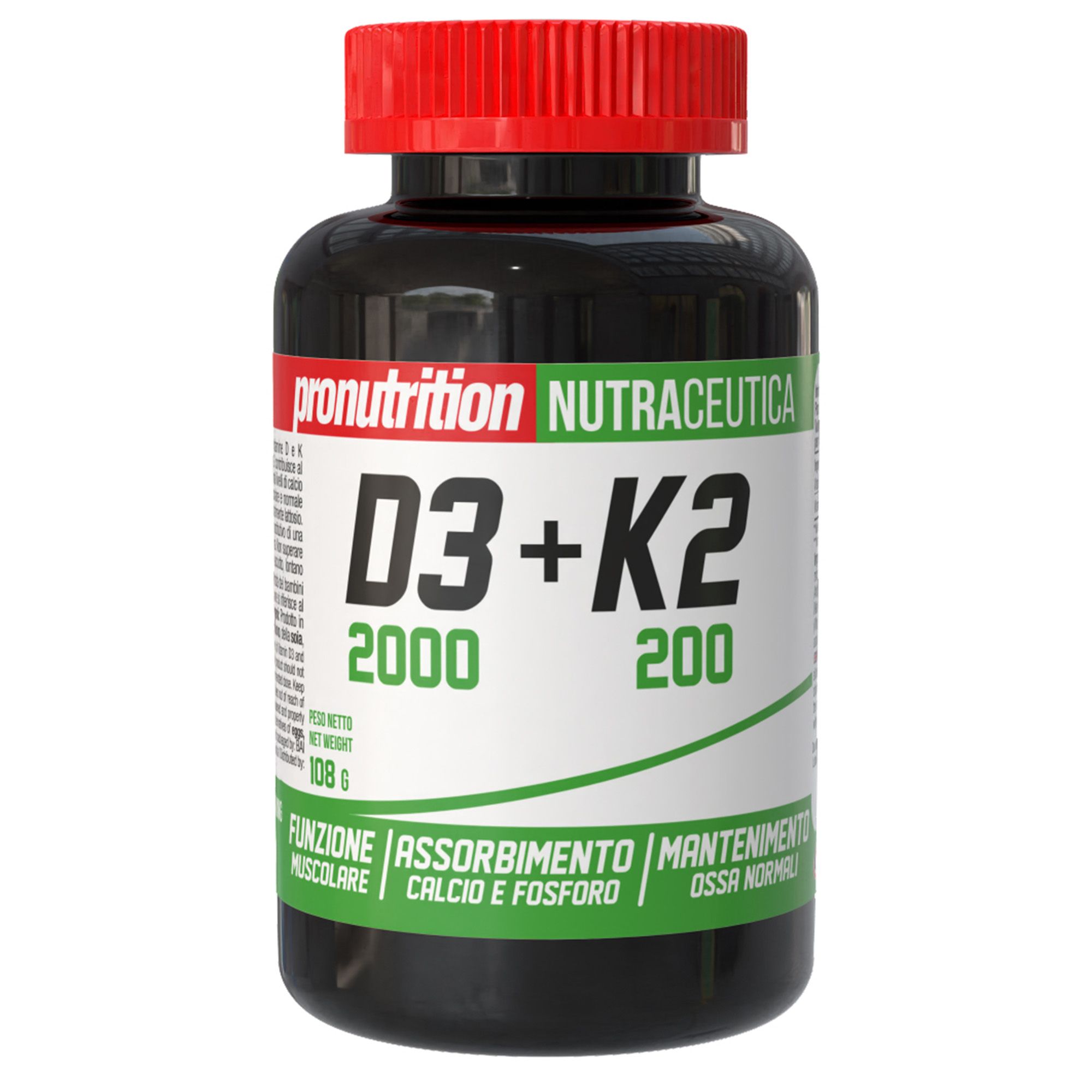 Pro Nutrition Integratore Vitamina D3 K2 (120 compresse)