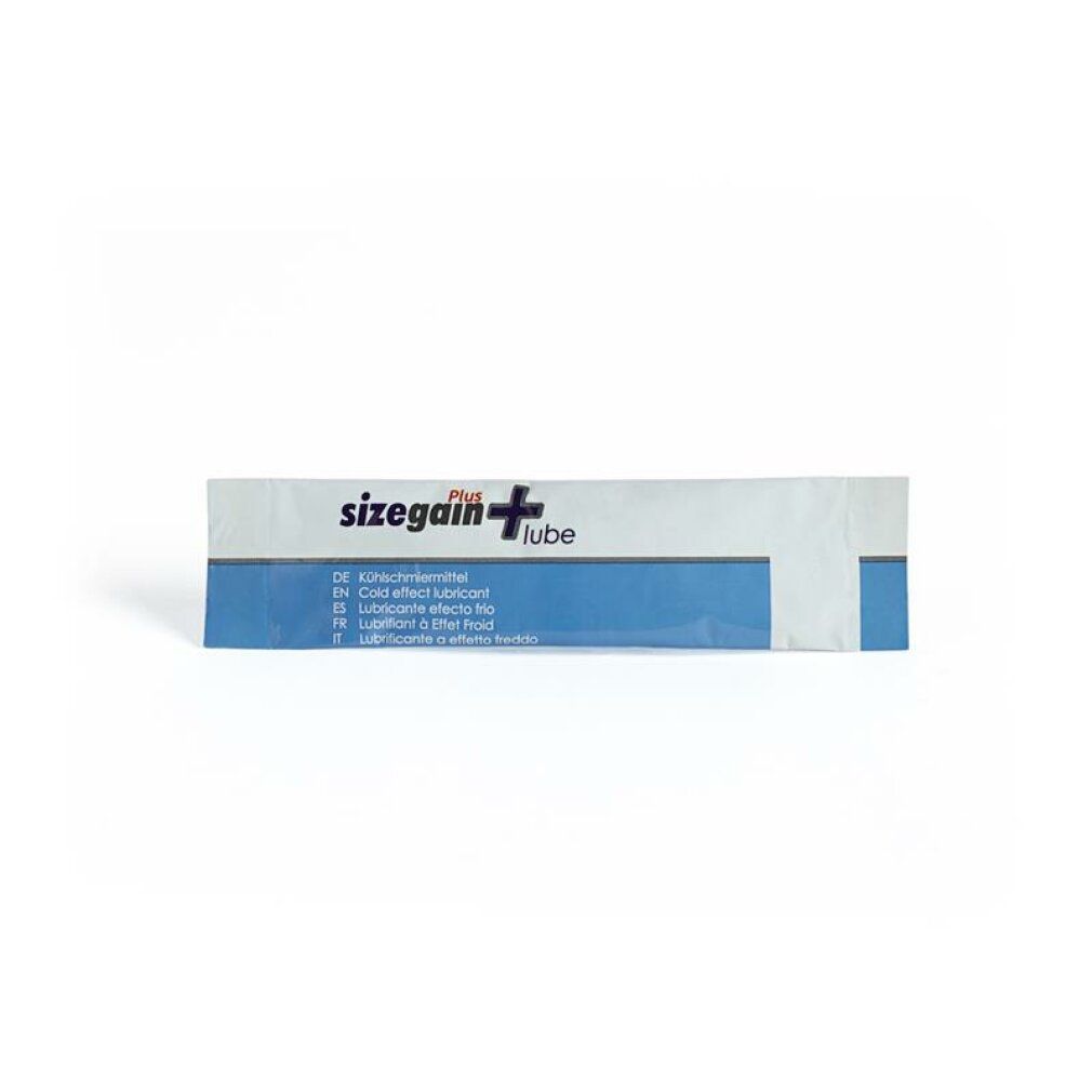 Monodose 'Sizegain Plus Lube' con effetto freddo.