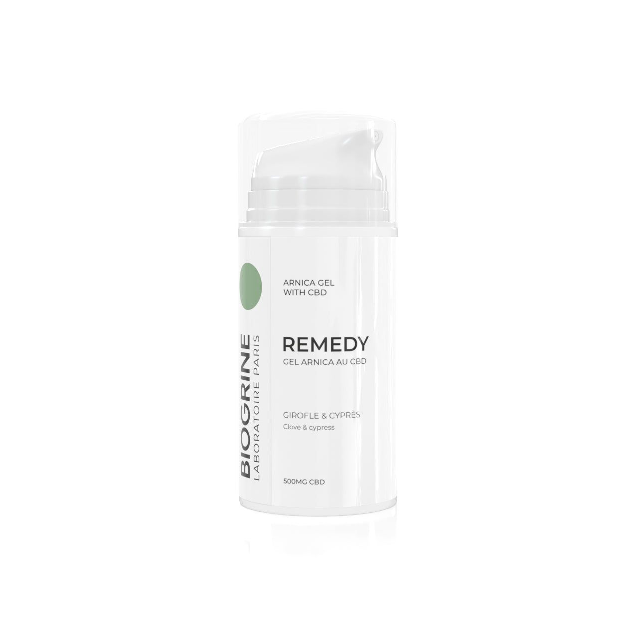 BIOGRINE Gel "REMEDY"  con Arnica, CBD Bio, Chiodi di Garofano e Cipresso