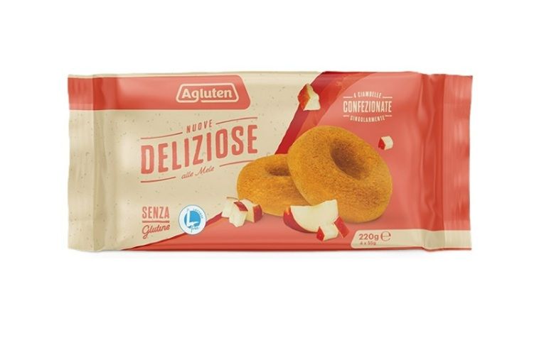Merendina Deliziose alle Mele Ciambelle Senza Glutine 220g - Agluten