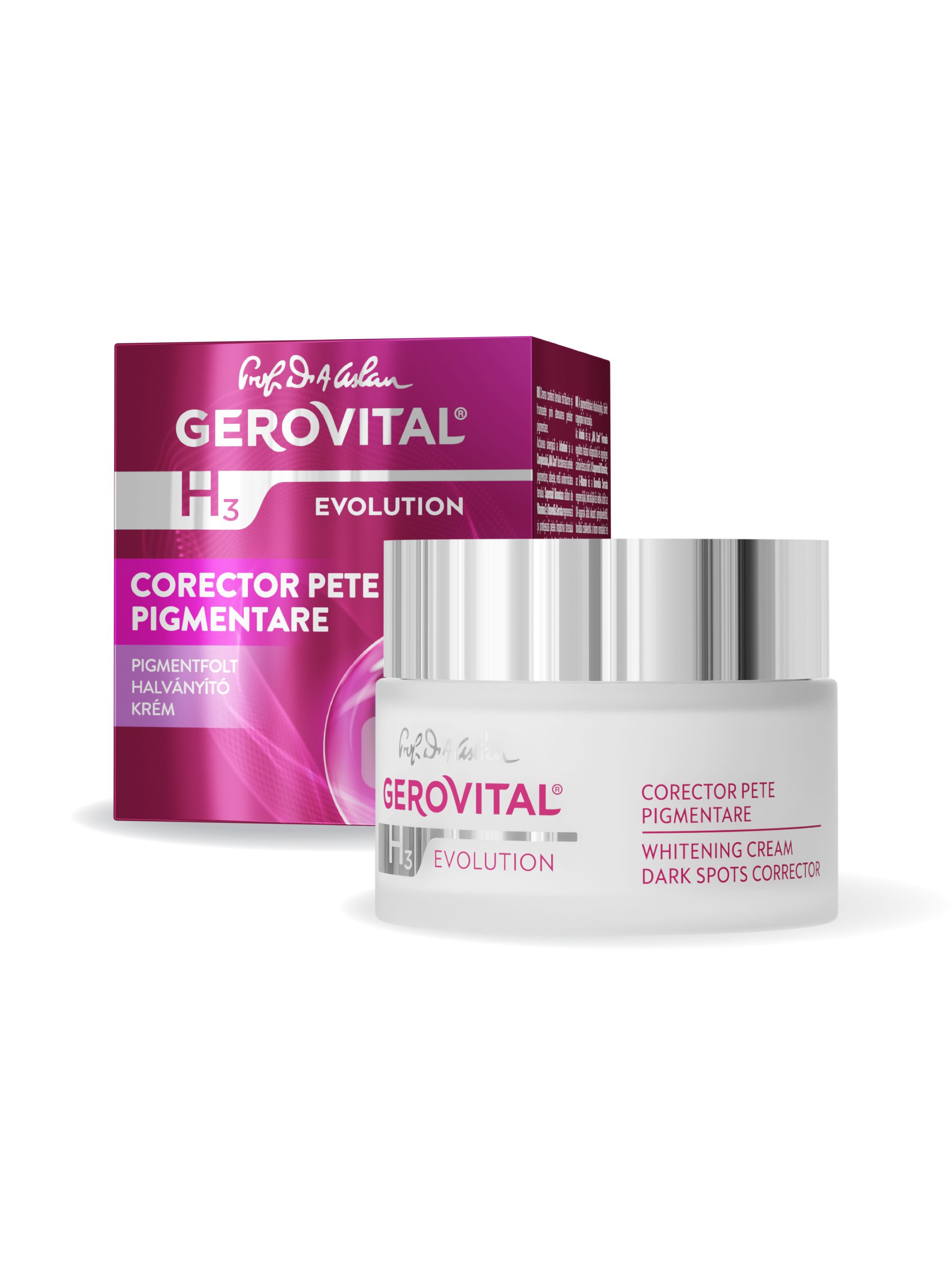 Gerovital Crema schiarente per macchie scure - Crema pigmentante