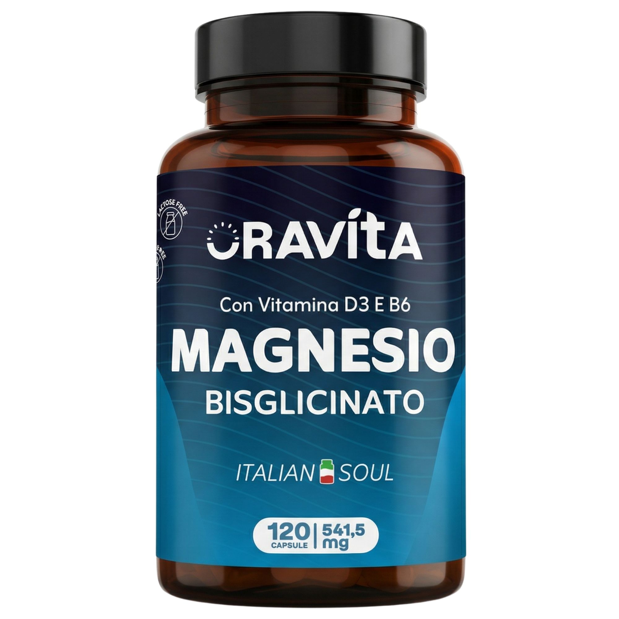Oravita Magnesio Bisglicinato 450mg + Vitamina D3 B6
