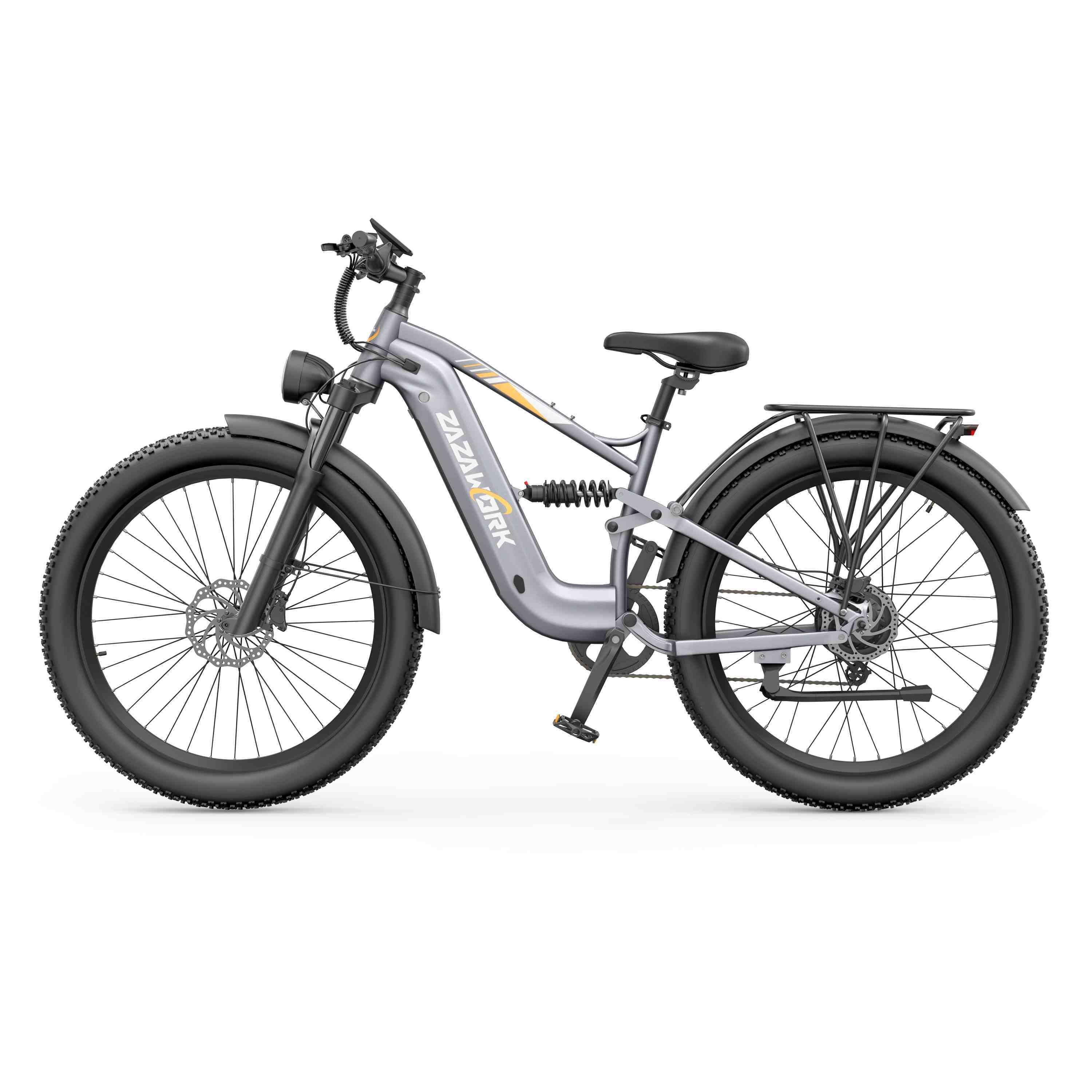 ZAZAWORK CF500 Mountain bike elettrica, batteria da 48 V 20 Ah, autonomia di 90 km