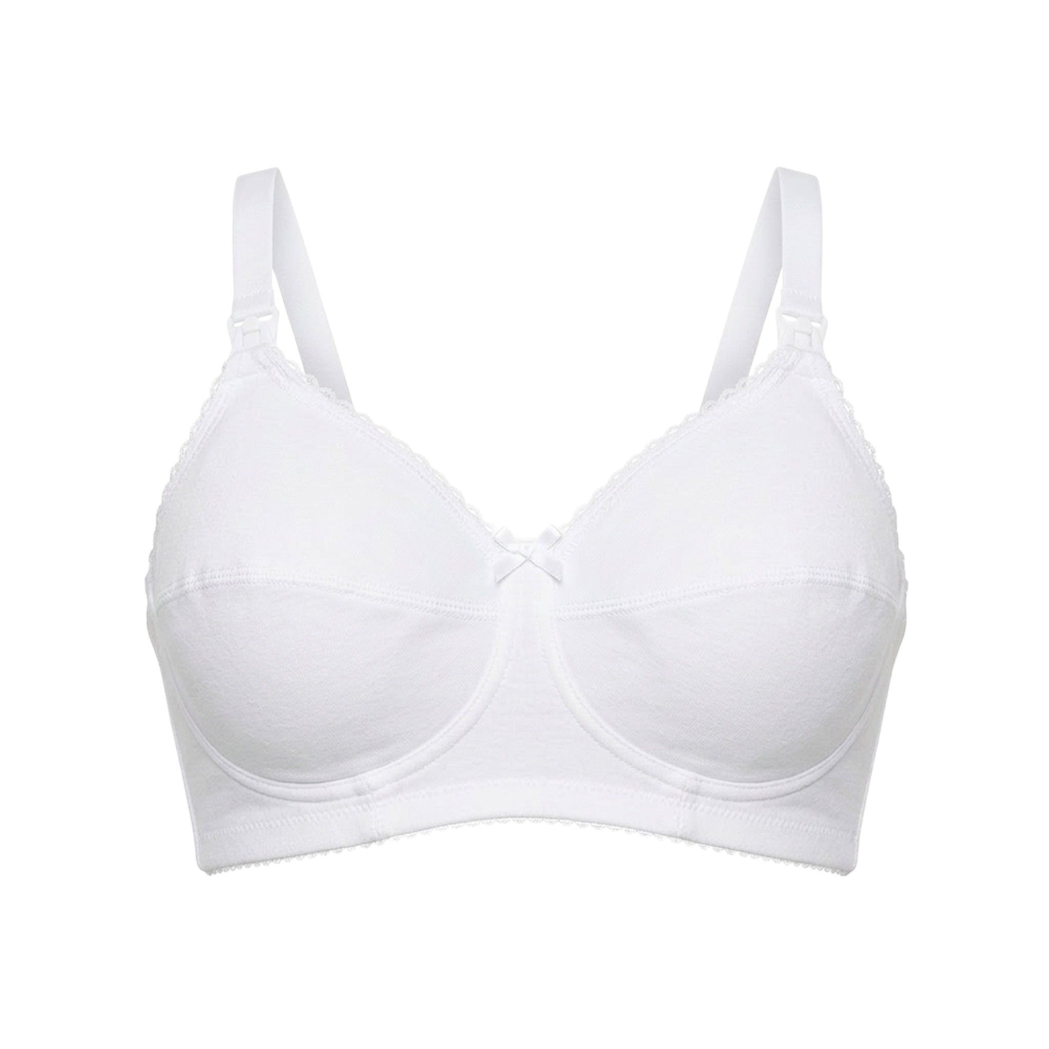 MYSANITY® Reggiseno Allattamento Cotone Coppa C Bianco