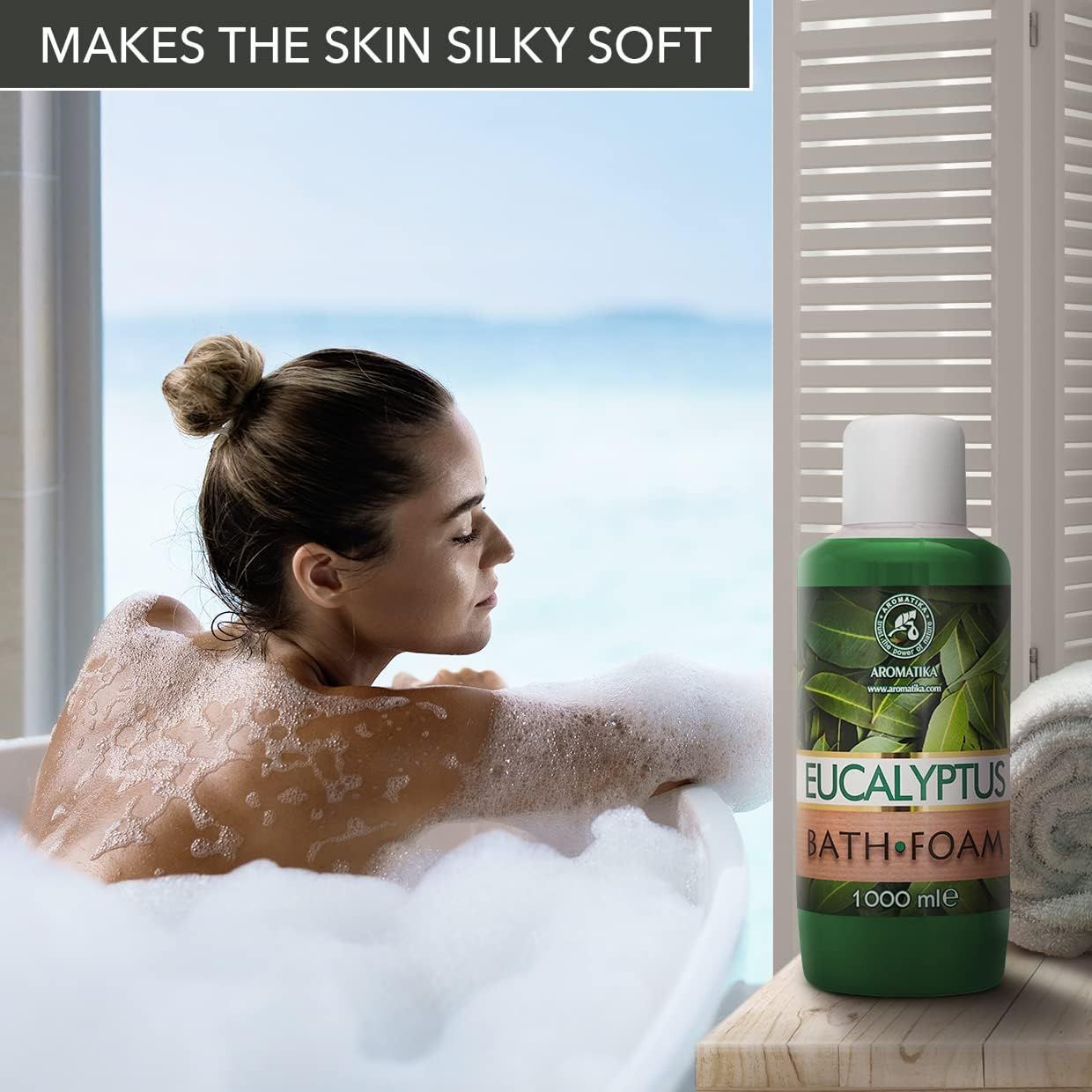 AROMATIKA Schiuma da bagno all’eucalipto